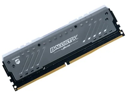 Оперативная память Micron Ballistix Tactical (Б/У) - RGB CL16 [BLT8G4D26BFT4K]DIMM DDR4 8GB PC21300 2666MHz