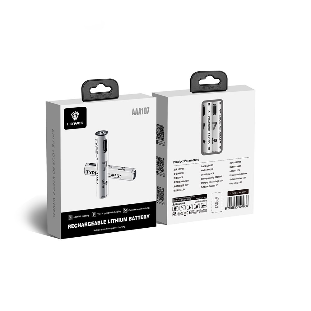 Батарея Lenyes AAA107 перезаряжаемая