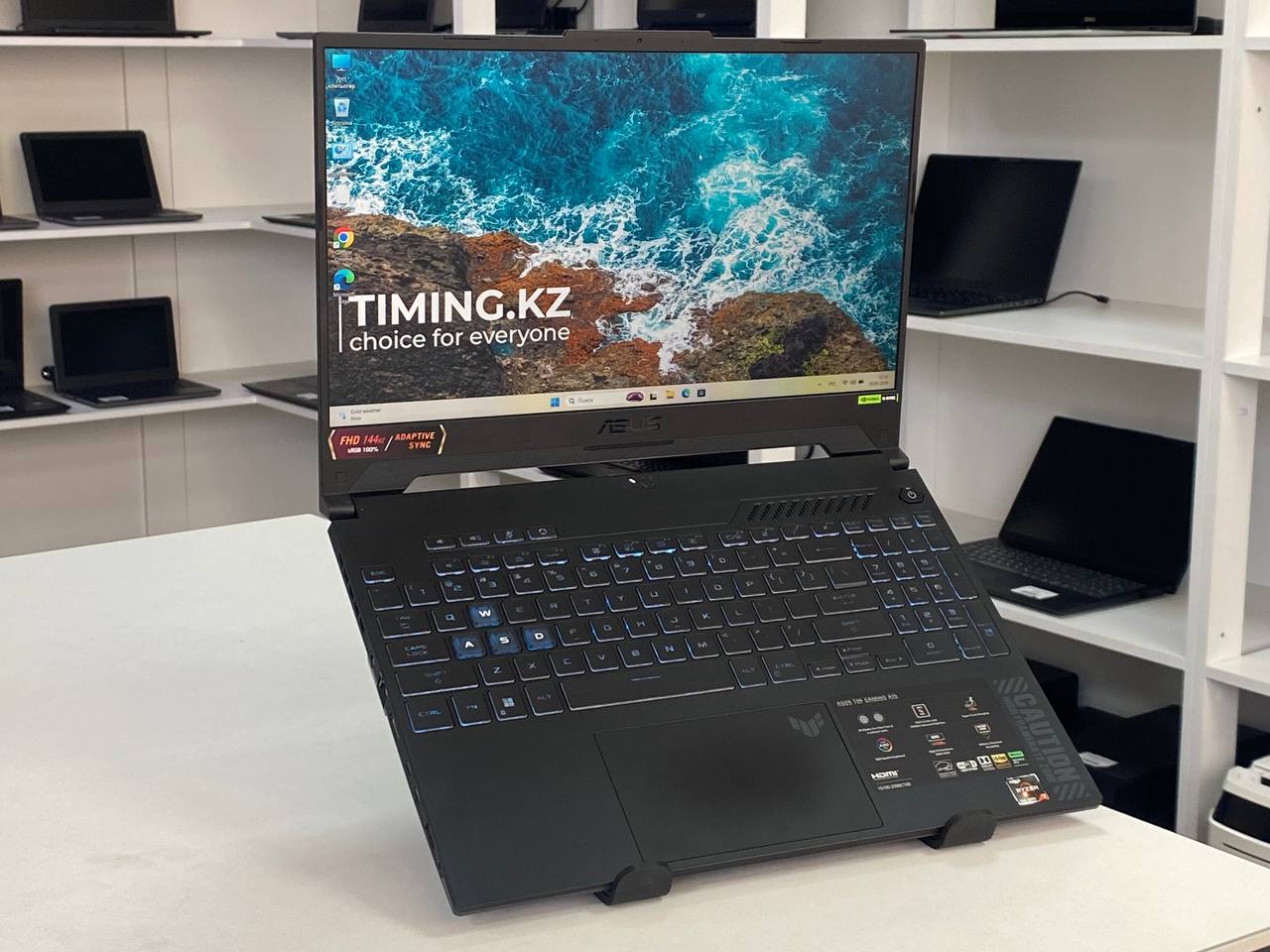 W_Ноутбук Asus TUF Gaming A15 (БУ) - 144Hz 15.6 FHD/Ryzen 7 7735HS/16GB/SSD 512GB/RTX 4050