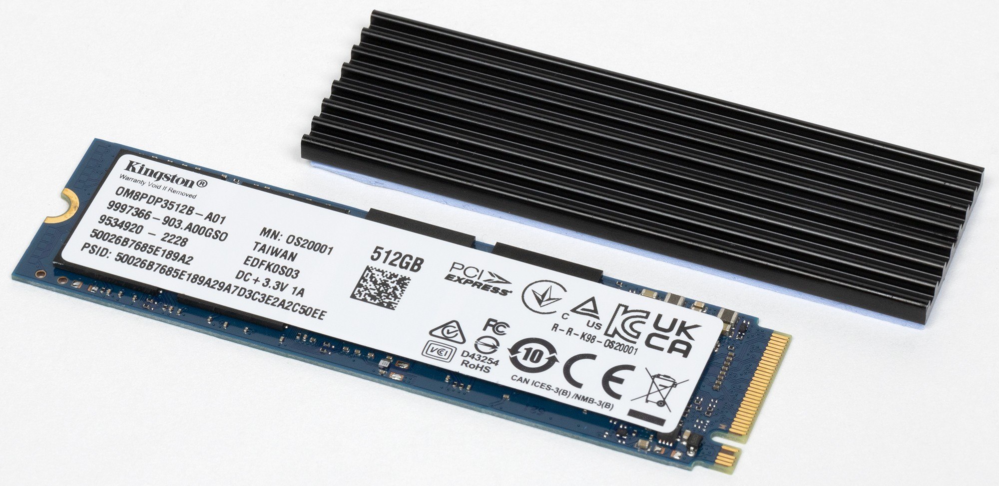 SSD Kingston NVMe 512GB