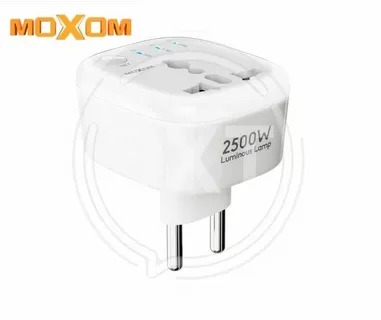 Умный евро-переходник с таймером и светильником MOXOM MX-HC188, 2500W