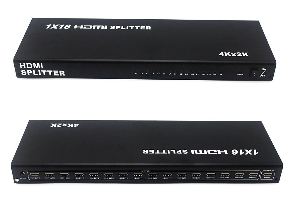 HDMI Splitter 1.4v HDMI1016, 16-портов