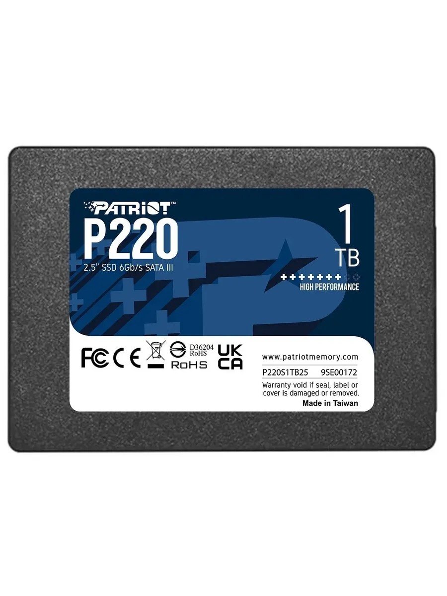 Твердотельный накопитель SSD Patriot 1TB 2.5