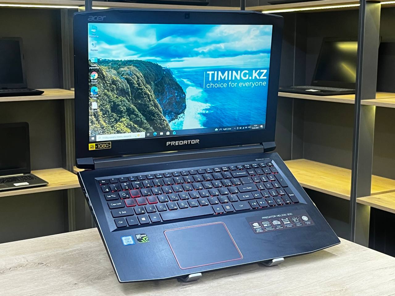 Ноутбук Acer Predator Helios 300 (БУ) - 15.6 FHD/Core i5-8300H/8GB/SSD 128GB + 1TB/GTX 1050Ti