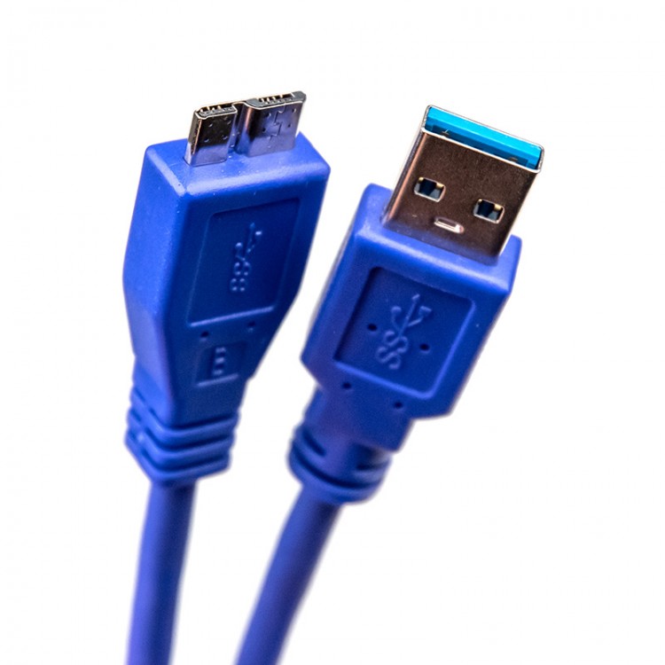 USB 3.0 AM - MicroUSB BM - 10pin, 1M, под HDD, синий