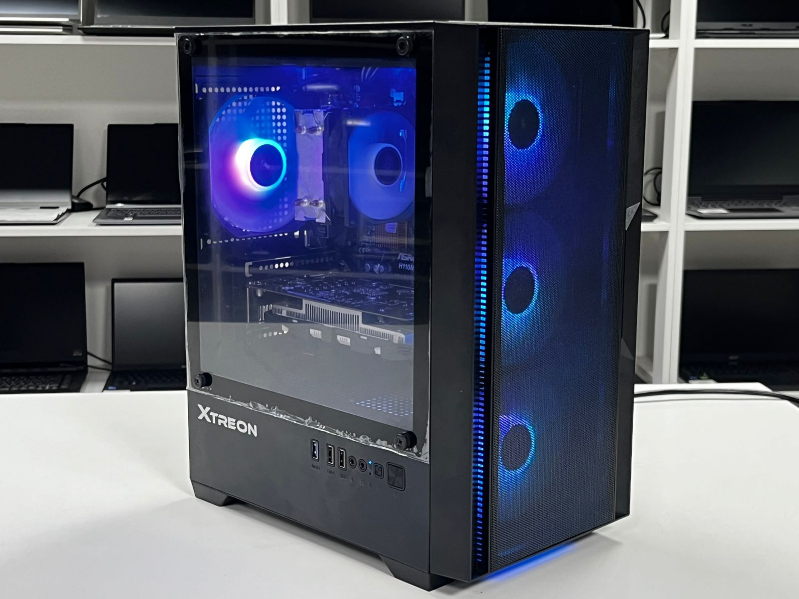 Сист блок (БУ) - Core i7-7700/8GB/SSD 128GB + 1TB/GTX 1050Ti 4GB/550W