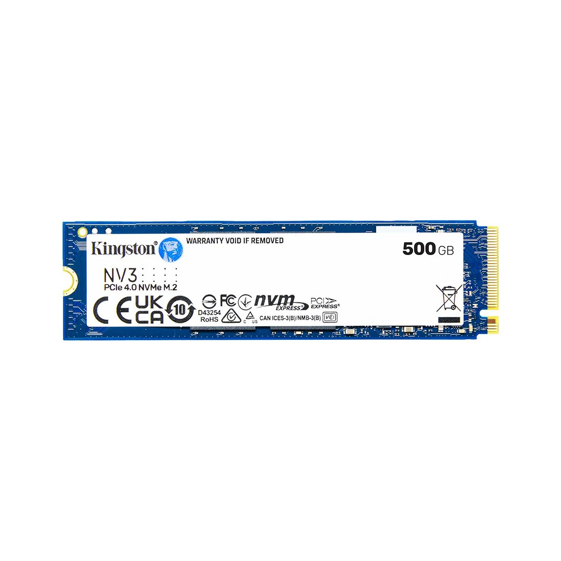 SSD накопитель Kingston NV3 500GB (БУ) - M.2 NVMe/5000MBs