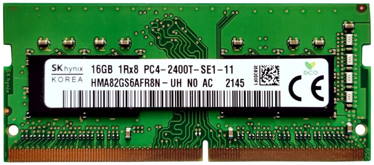 Оперативная память ОЗУ/RAM SO-DIMM DDR4 16GB 2400T MHz (Б/У)