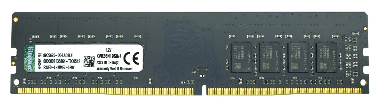 Оперативная память Kingston ValueRAM DIMM (Б/У) - 8GB DDR4 2400MHz