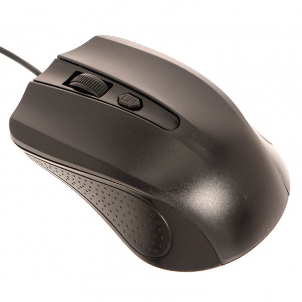 Мышь проводная G211-E, 1000/1600DPI, 4кн, 1.2м