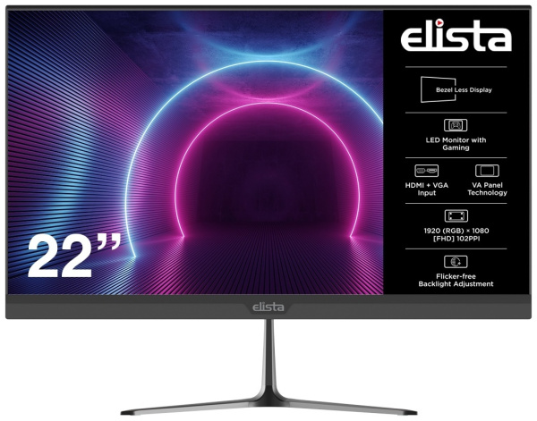 Монитор Elista (БУ) - 21.5 FHD/75Hz/HDMI/VGA