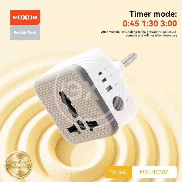 Умный евро-переходник с таймером MOXOM MX-HC187, 2500W