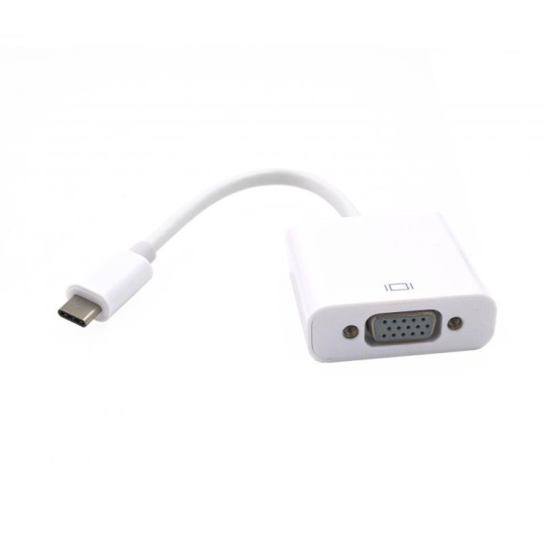 Мультимедийный конвертер USB TypeC M на VGA F, 15см