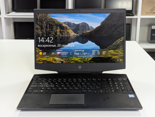 Ноутбук HP Omen 15 (Б/У) - 15.6" FHD/Core i7-9750H/16GB DDR4/SSD 256GB + HDD 1TB/GTX 1660 Ti 6GB