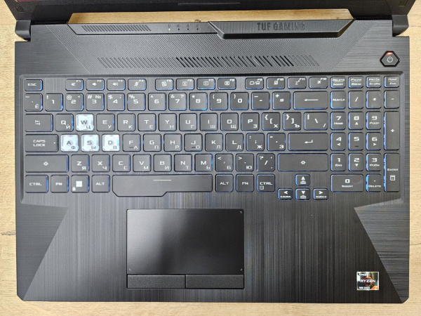 Ноутбук Asus TUF Gaming A15 (Б/У) - 15.6 FHD 144Hz/Ryzen 7 7435HS/8GB/SSD 512GB/RTX 2050 4GB