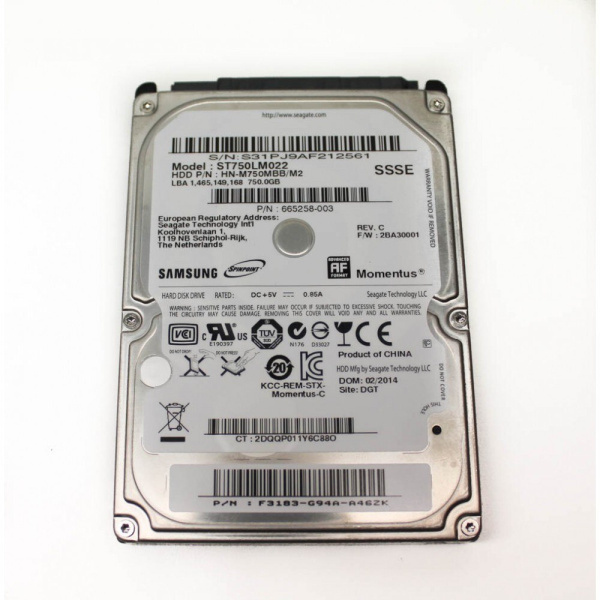Жесткий диск HDD Samsung ST2000LM003 (БУ) - 2TB/2.5"/SATA III/5400 RPM