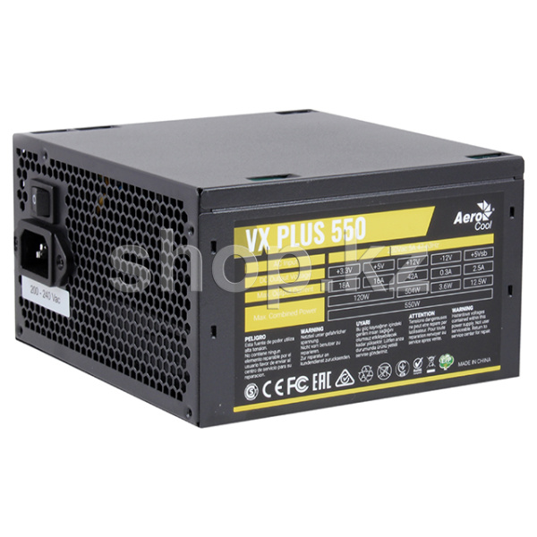 Блок питания ATX 500W AeroCool VX PLUS 500