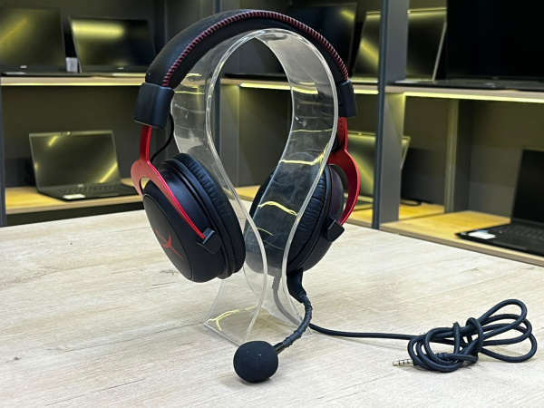 Проводные игровые наушники HyperX Cloud II черно-красные (БУ)