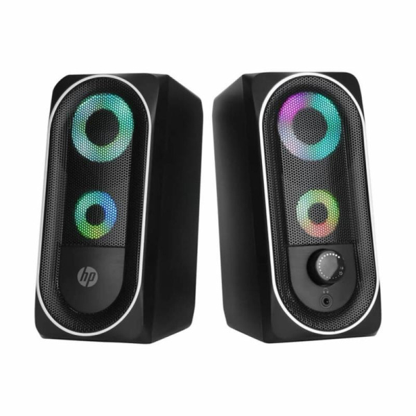 Колонки 2.0 HP DHE6001, 2*3W, LED, USB