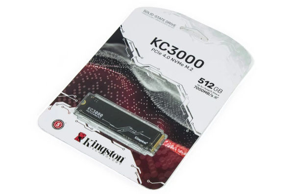 SSD накопитель 512 GB Kingston KC3000, M.2, PCIe 4.0