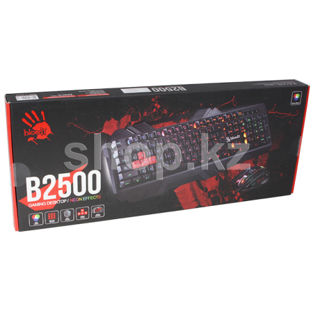 Комплект A4Tech Bloody B2500 Black: игровая клавиатура и мышь