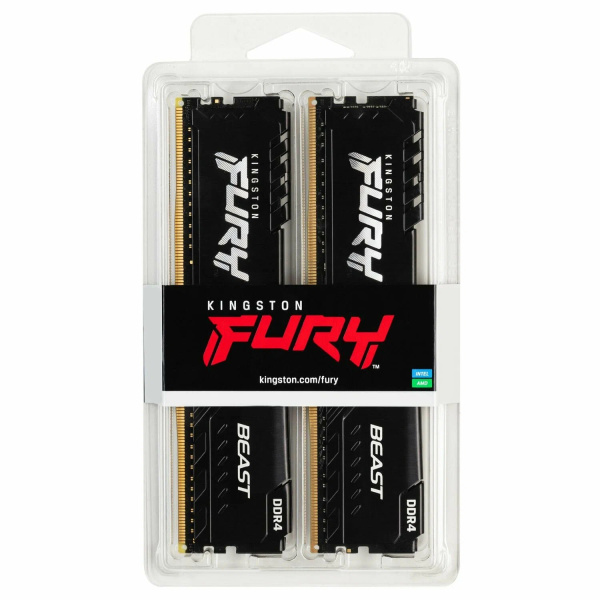 Оперативная память, ОЗУ DIMM Kingston Fury, DDR4 16GB, 3200MHz (БУ)