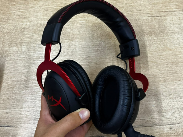 Проводные игровые наушники HyperX Cloud II черно-красные (БУ)