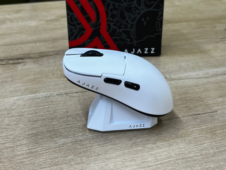 Игровая беспроводная мышь AJAZZ AJ159P White 12000 DPI Wireless (БУ)