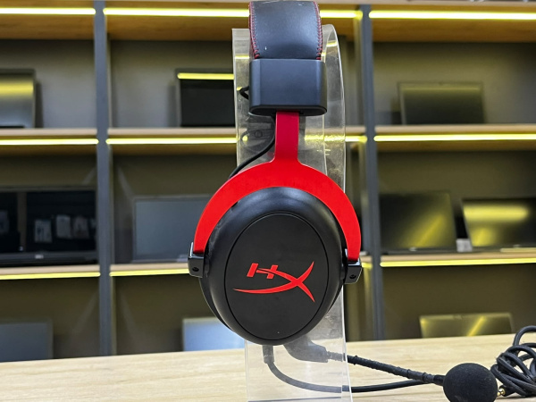 Проводные игровые наушники HyperX Cloud II черно-красные (БУ)