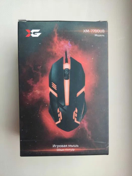 Мышь X-Game, XM-770OUB, Optical, 1000dpi, Black, Backlight