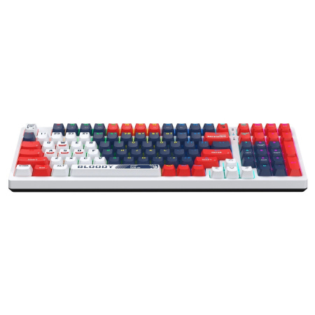 Клавиатура Bloody S98 (БУ) - Mechanical/RGB/BLMS Red Switch/USB/98 Keys